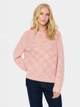 Saint Tropez Gusta Melange Jumper, Chateau Rose/Cream