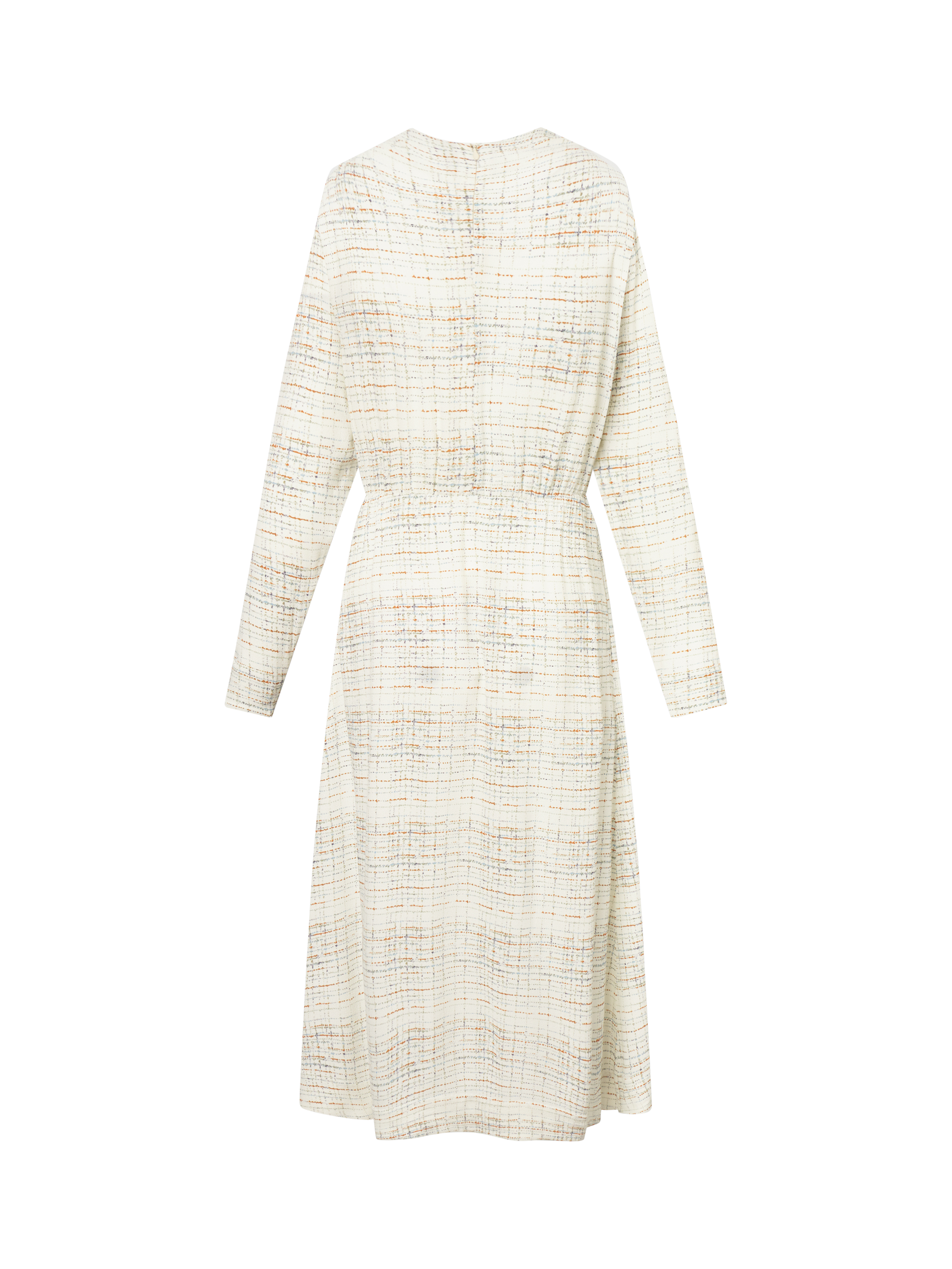 Product image 5 of 7, which shows Lovechild 1979 Dalia Check Dress, White/Multi, 8