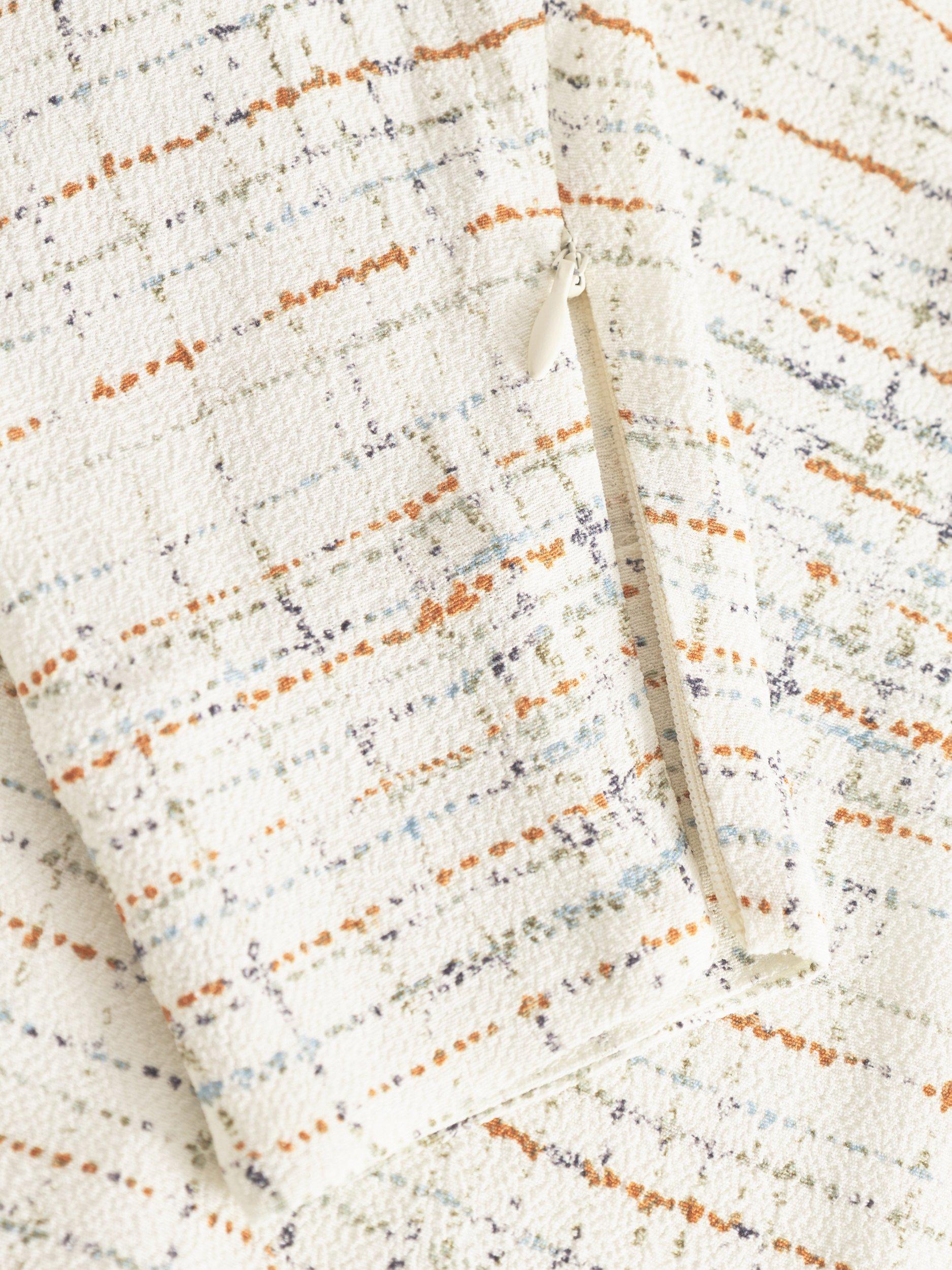 Product image 7 of 7, which shows Lovechild 1979 Dalia Check Dress, White/Multi, 8