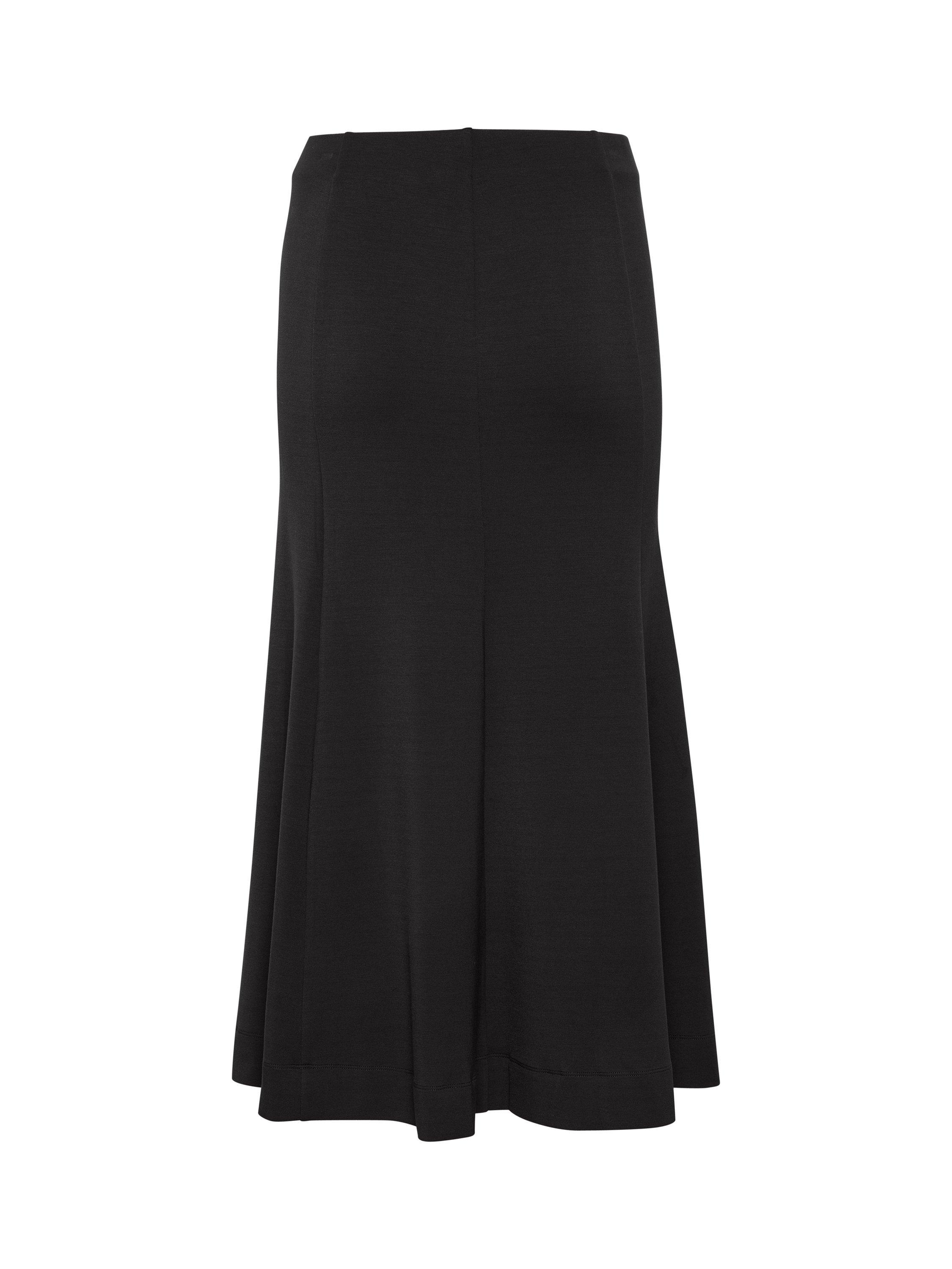 Product image 4 of 4, which shows InWear Cocent Flared Hem Skirt, Black, S
