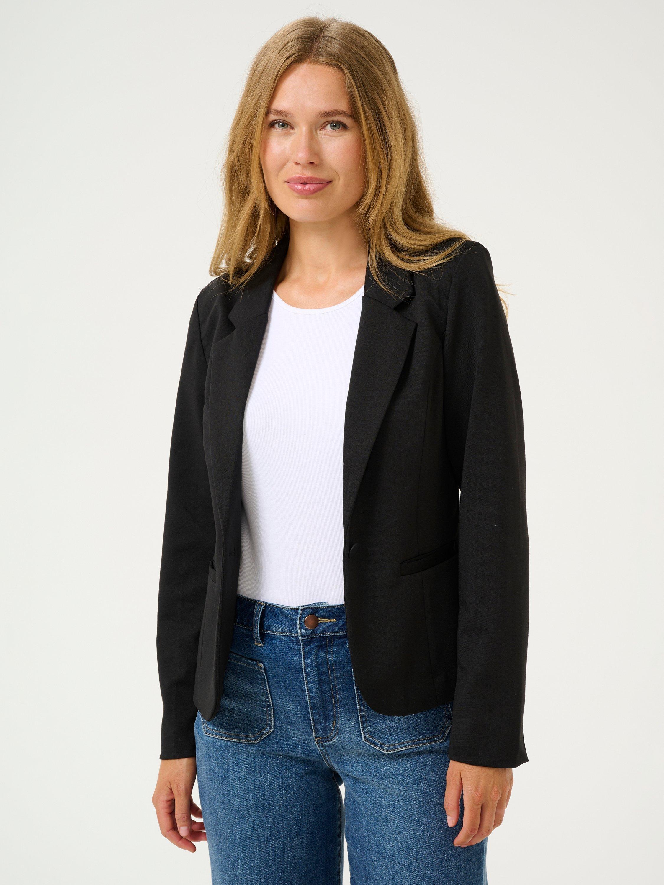 KAFFE Majse Jersey Blazer, Black