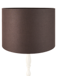 John Lewis Sophia Pure Linen Drum Lampshade, Cocoa