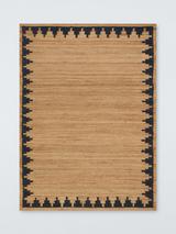 John Lewis Stepped Chevron Hand Woven Pure Jute Rug