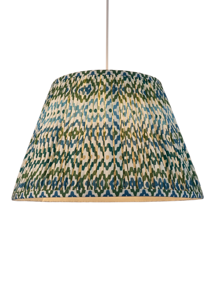 John Lewis Suri Tapered Lampshade, Cerulean Blue