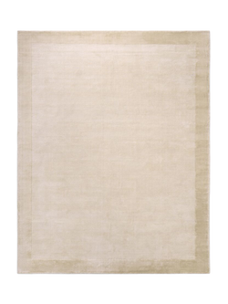 west elm Frame Rug containing TENCEL™ Lyocell, Sand, Sand