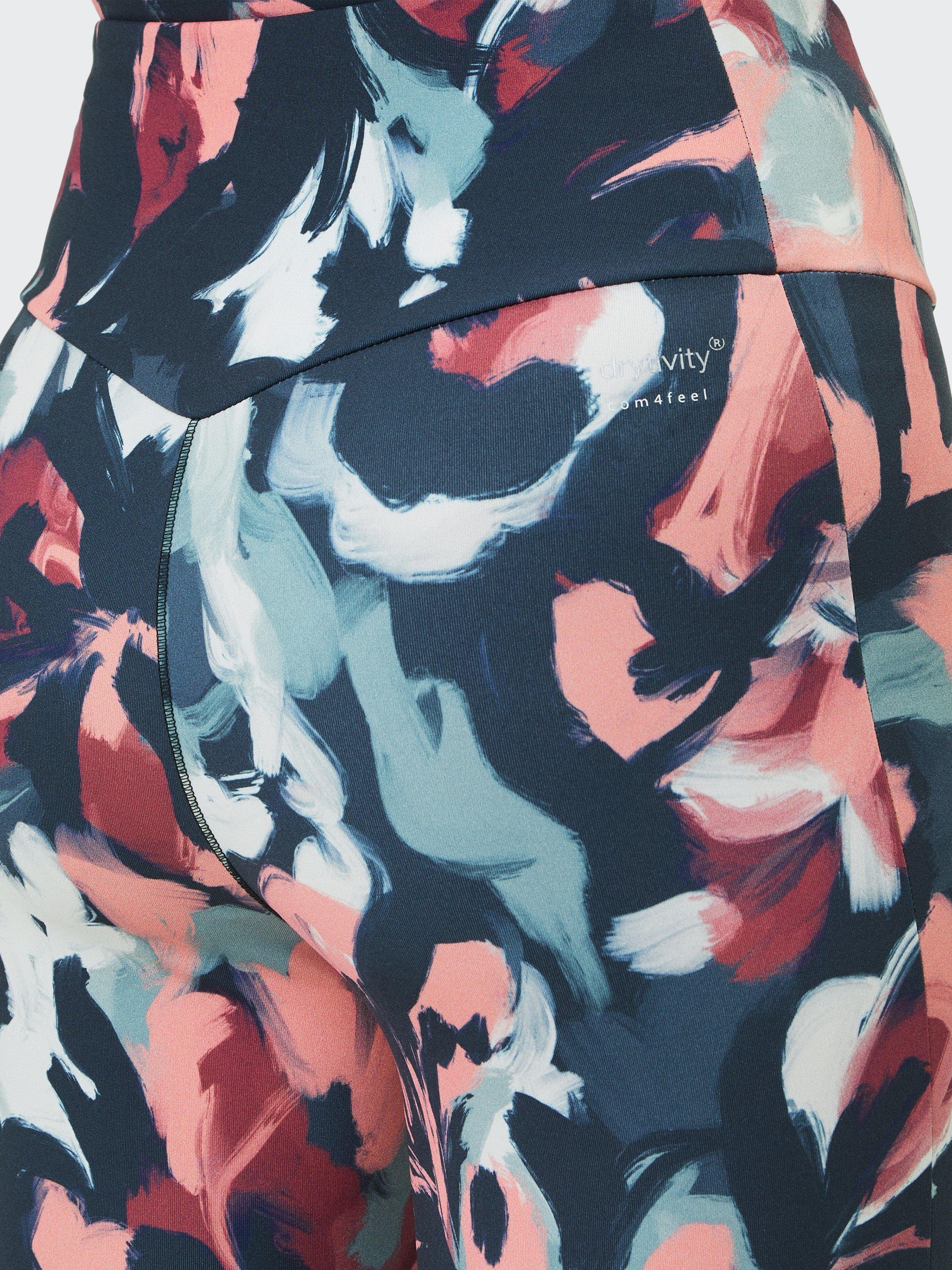 Product image 7 of 7, which shows Venice Beach Sariah Sports Leggings, Multi, XS