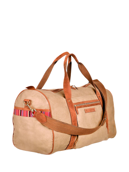 KOY Explorer Duffle Bag, Tan - view 2, Tan