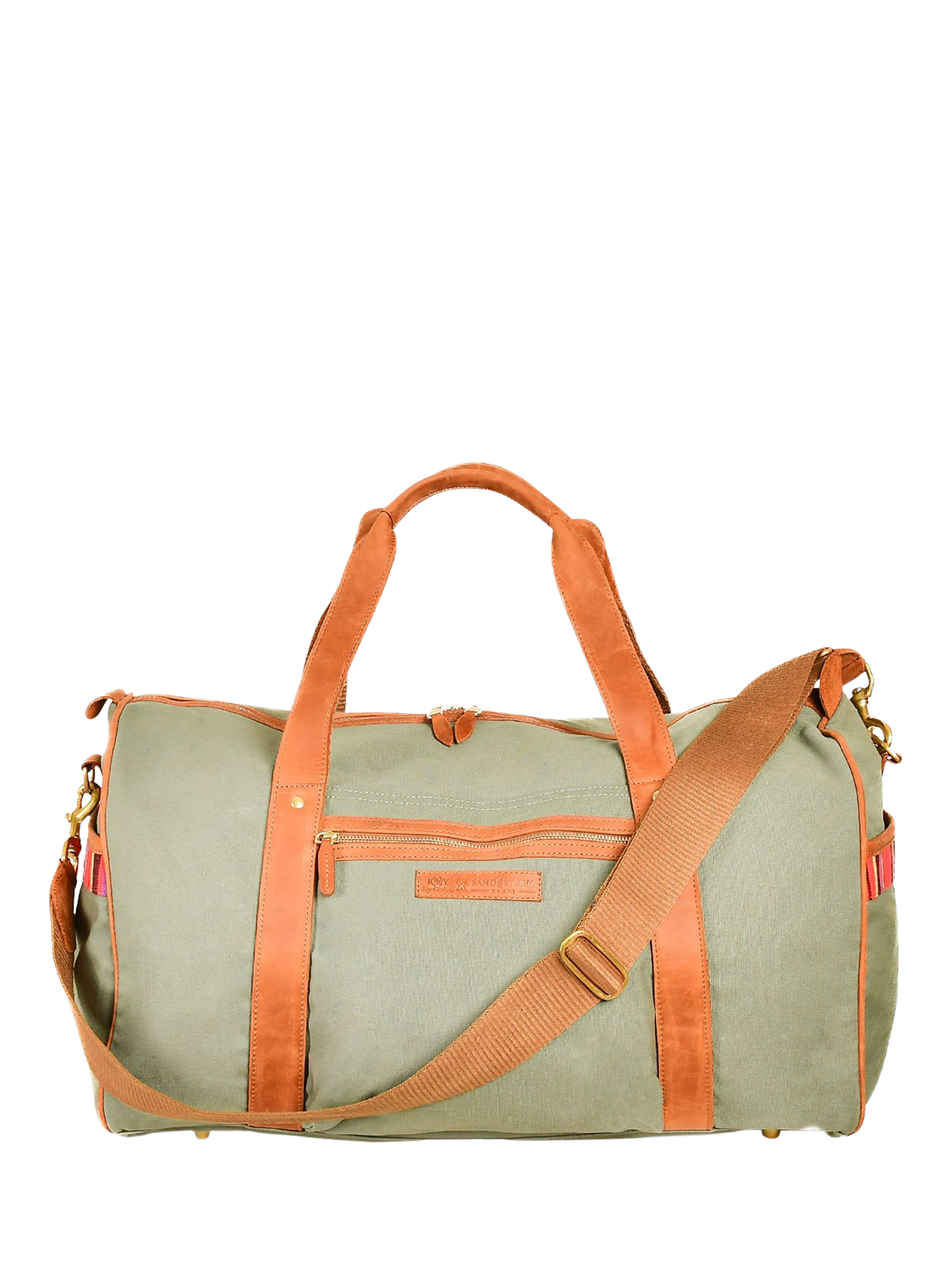 Product image 1 of 5, which shows KOY Explorer Duffle Bag, Green Khaki, One Size