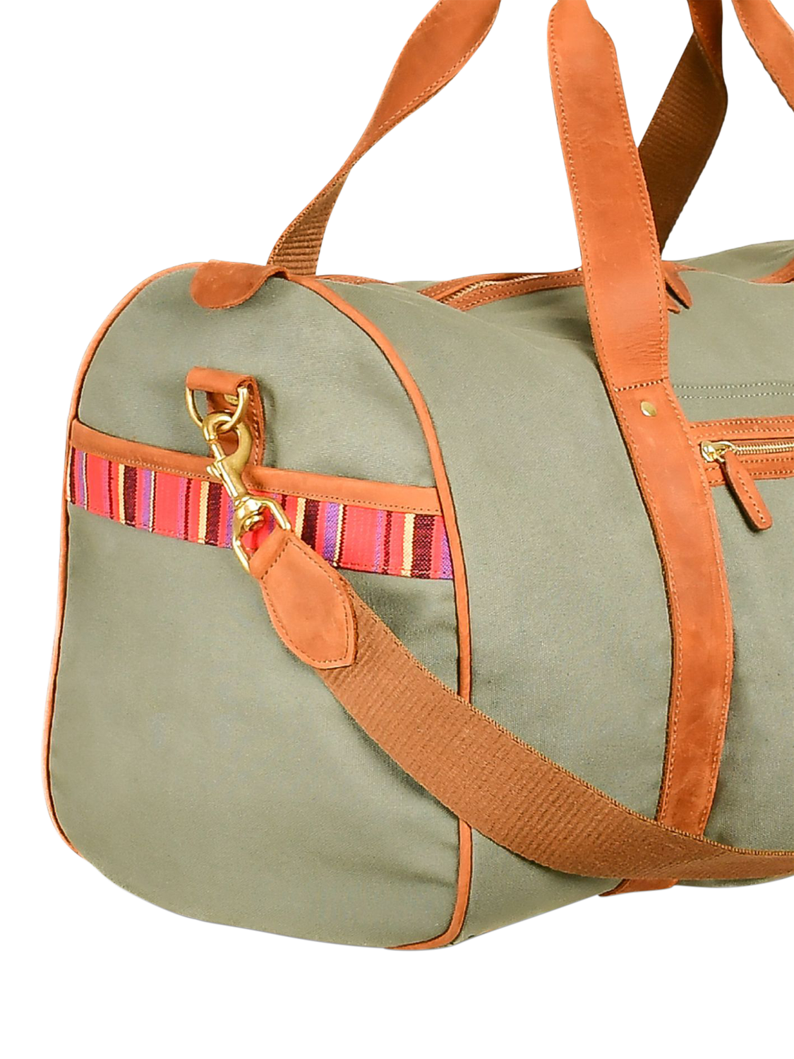 Product image 4 of 5, which shows KOY Explorer Duffle Bag, Green Khaki, One Size