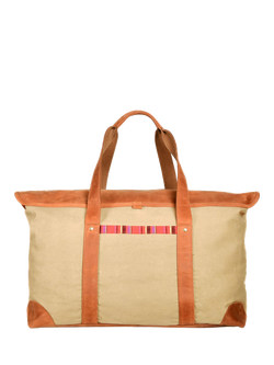 KOY Weekender Holdall Bag, Tan - view 2, Tan