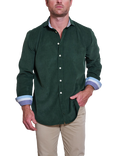 KOY Corduroy Shirt, Green Pine