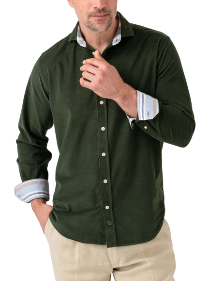 KOY Corduroy Shirt, Green Pine, Green Pine