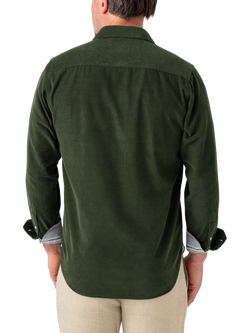 KOY Corduroy Shirt, Green Pine - view 2, Green Pine