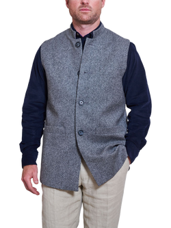 KOY Wool Gilet Jacket, Charcoal, Charcoal