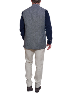 KOY Wool Gilet Jacket, Charcoal - view 2, Charcoal