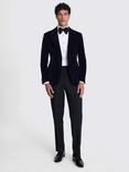 Moss Slim Fit Velvet Jacket, Ink