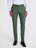 Moss Slim Fit Suit Wool Blend Suit Trousers, Khaki