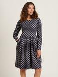 Brakeburn Annie Boat Neck Dress, Navy, Navy