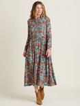 Brakeburn Ula Vintage Bloom Shirt Maxi Dress, Multi, Multi