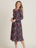 Brakeburn Winter Ditsy Midi Dress, Multi
