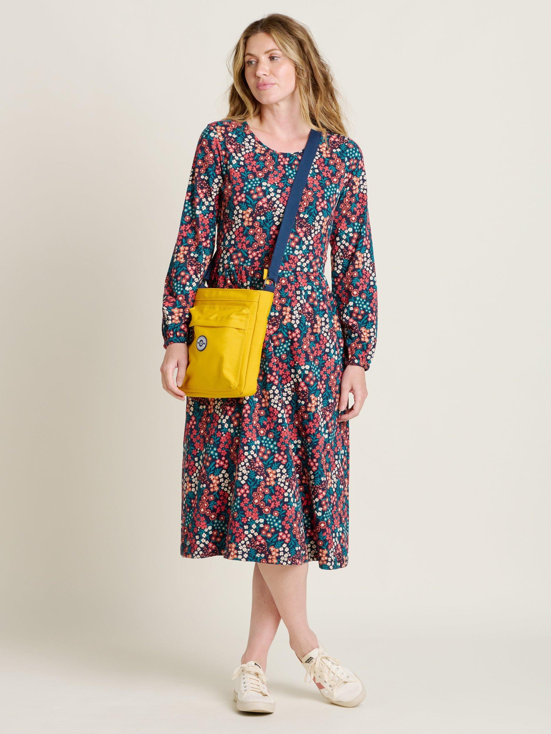 Product image 5 of 5, which shows Brakeburn Winter Ditsy Midi Dress, Multi, 8