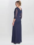 Gina Bacconi Georgina Maxi Dress, Navy