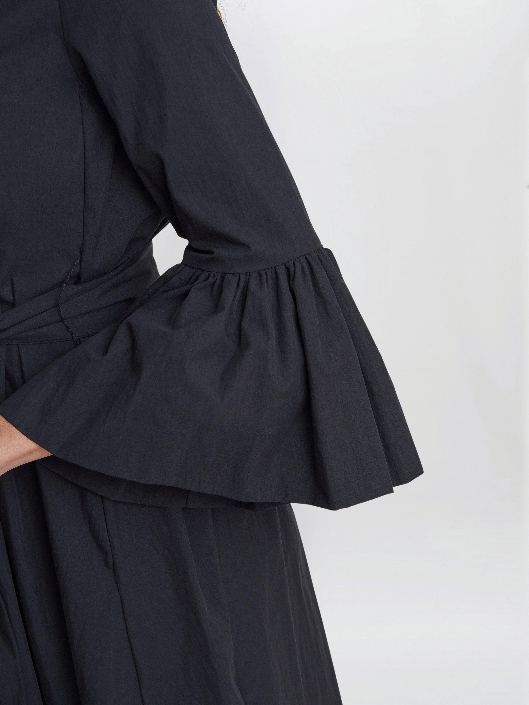 Product image 5 of 7, which shows Gina Bacconi Melinda Taffeta Dress, Black, 8