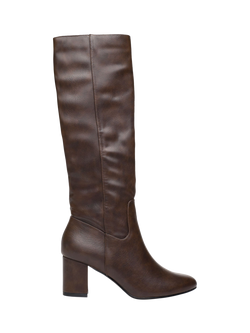 V.GAN Vegan Avocado Knee High Boots, Chocolate
