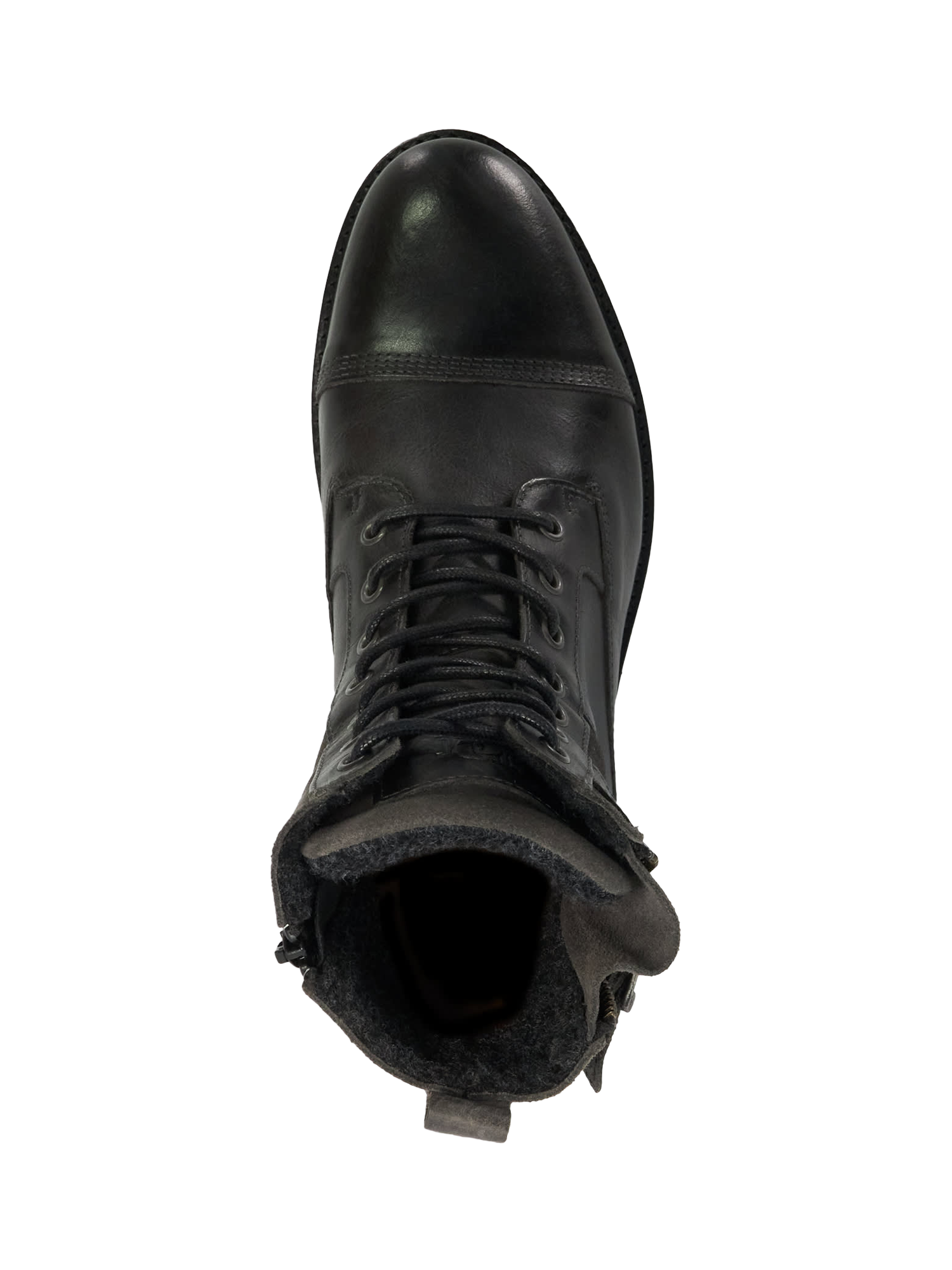 Dune risky black leather buckle ankle boot best sale