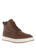 Dune Souls Leather Lace Up Hi-Top Boots