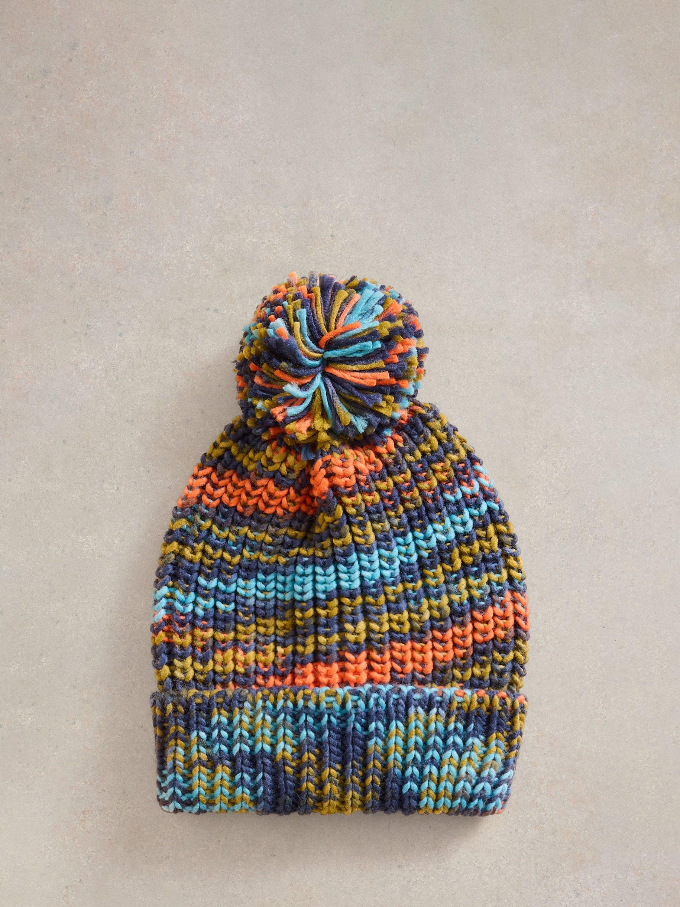 White Stuff Kids' Spacedye Beanie Hat, Multi