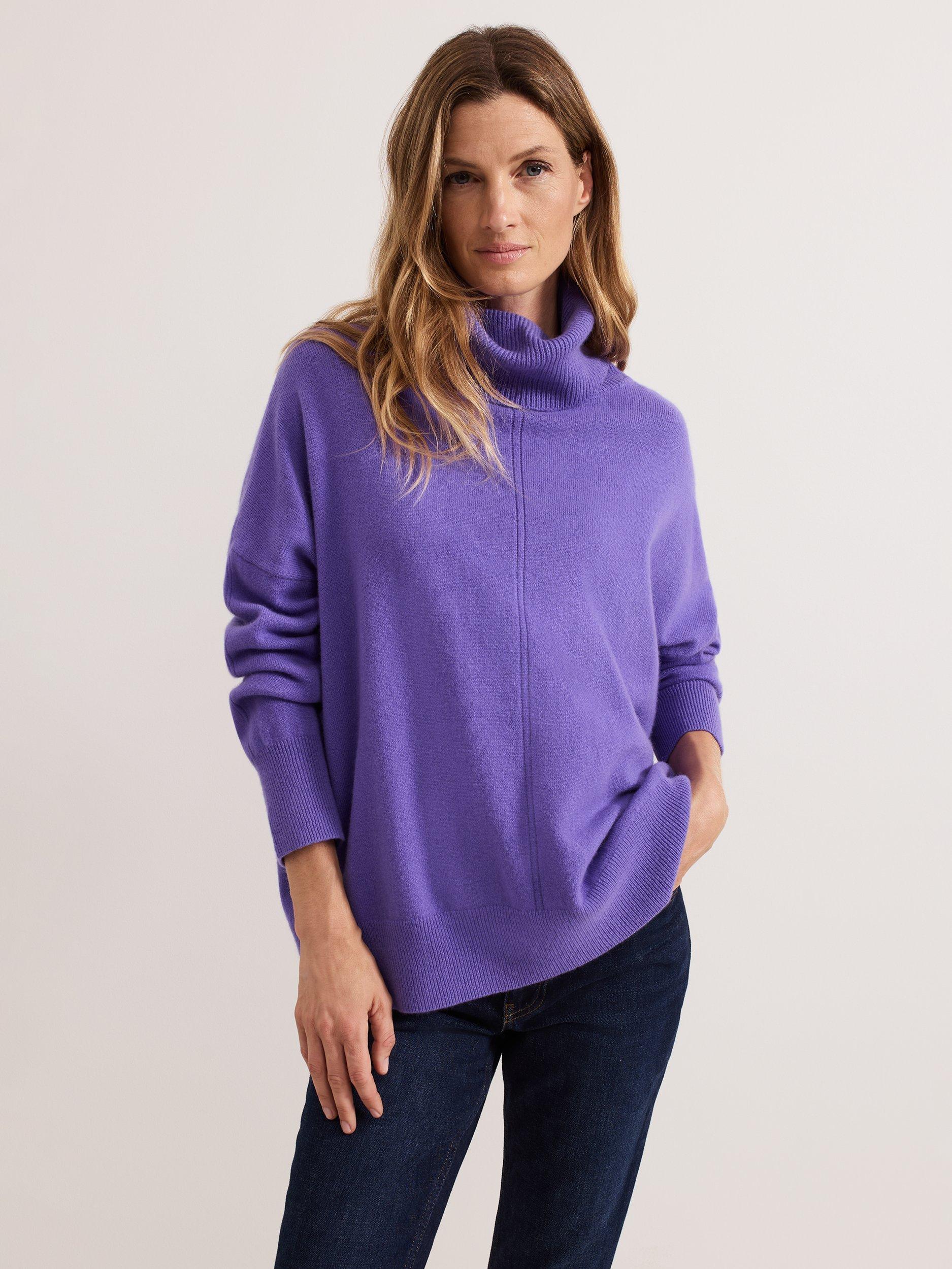 Purple high neck jumper best sale