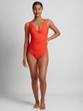 Lauren Ralph Lauren Ruched Ring Front Swimsuit