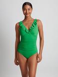 Lauren Ralph Lauren Ruffle Neck Swimsuit