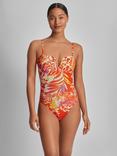 Lauren Ralph Lauren V-Front Swimsuit