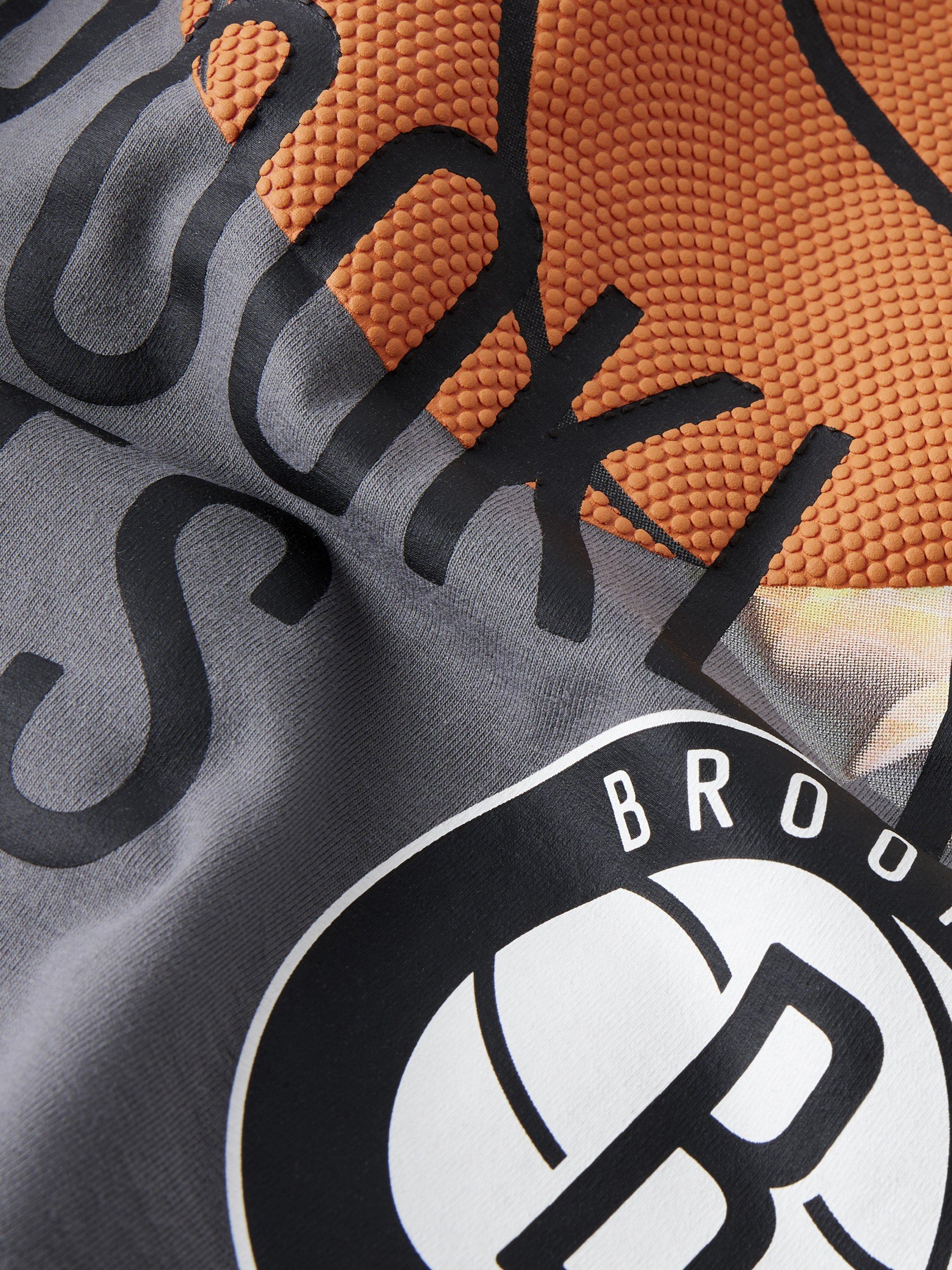 Product image 3 of 3, which shows NBA Brooklyn Nets Graphic T-Shirt, Lava Smoke, 7-8 years