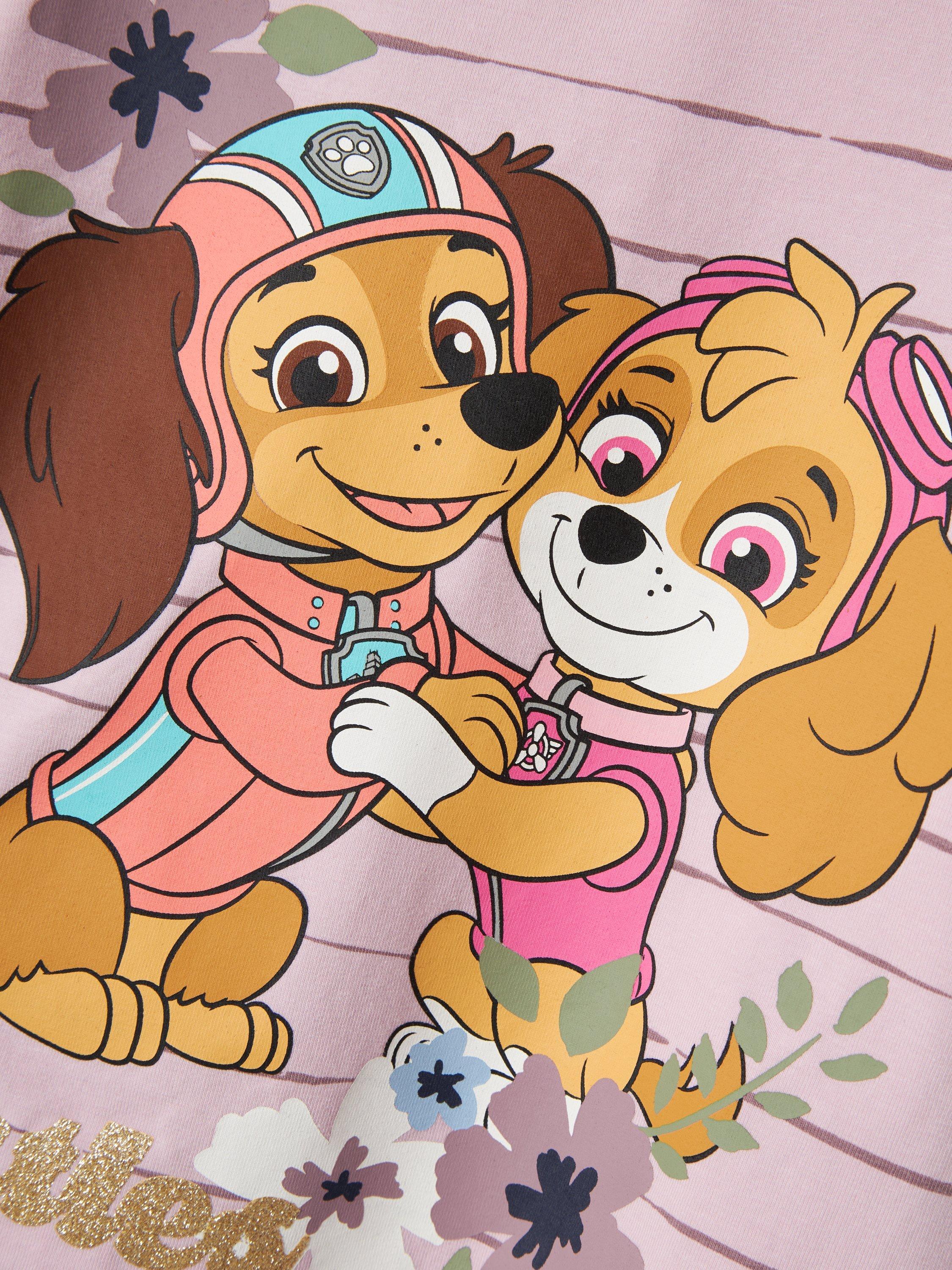 Product image 3 of 3, which shows NAME IT Kids' Paw Patrol Stripe T-Shirt, Winsome Orchid, 18-24 months