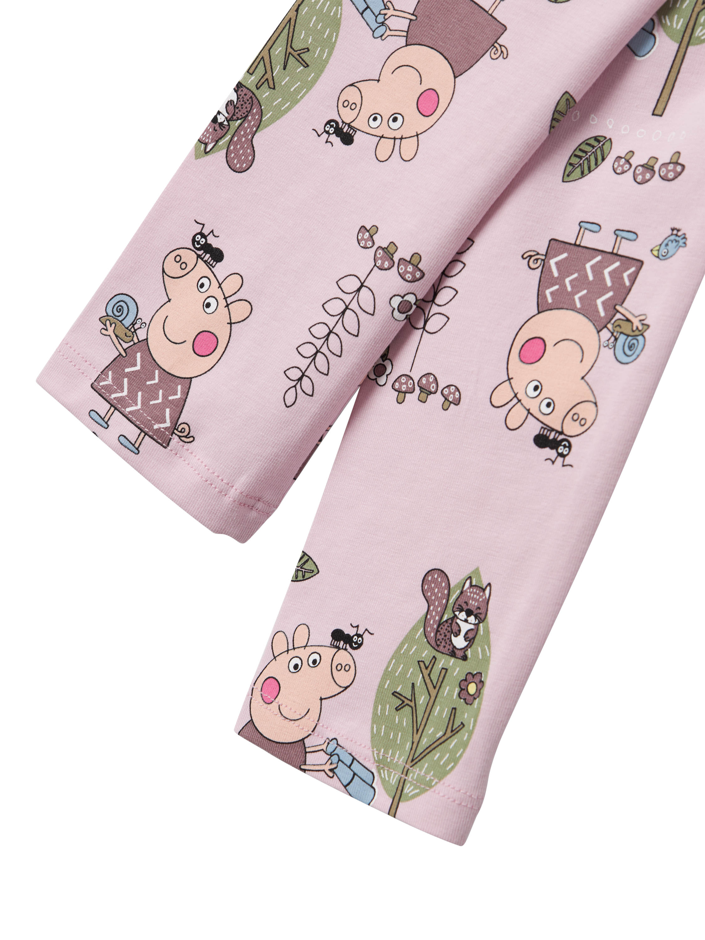 Product image 3 of 3, which shows NAME IT Kids' Peppa Pig Leggings, Winsome Orchid, 18-24 months