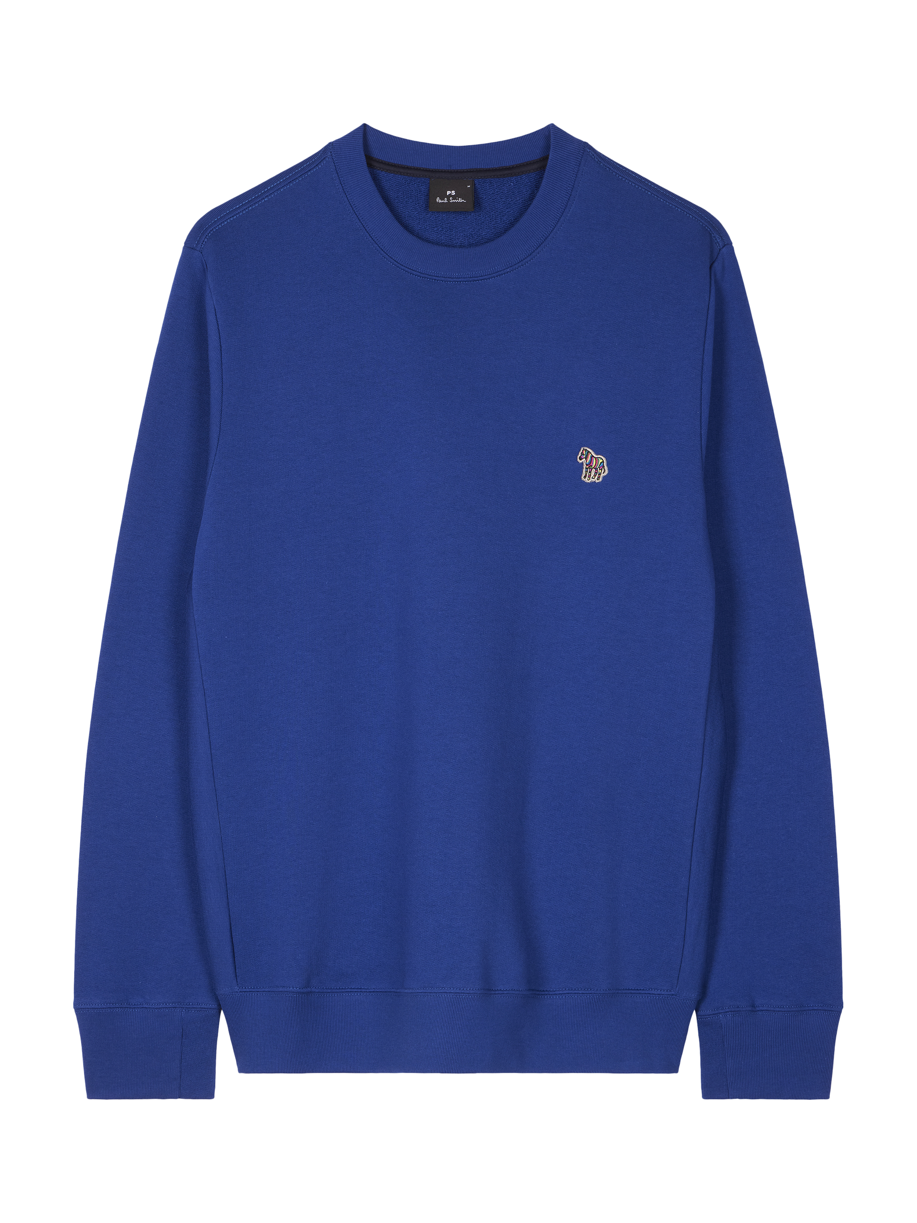 Product image 1 of 2, which shows PS Paul Smith Organic Cotton Zebra Sweatshirt, Cobalt, M