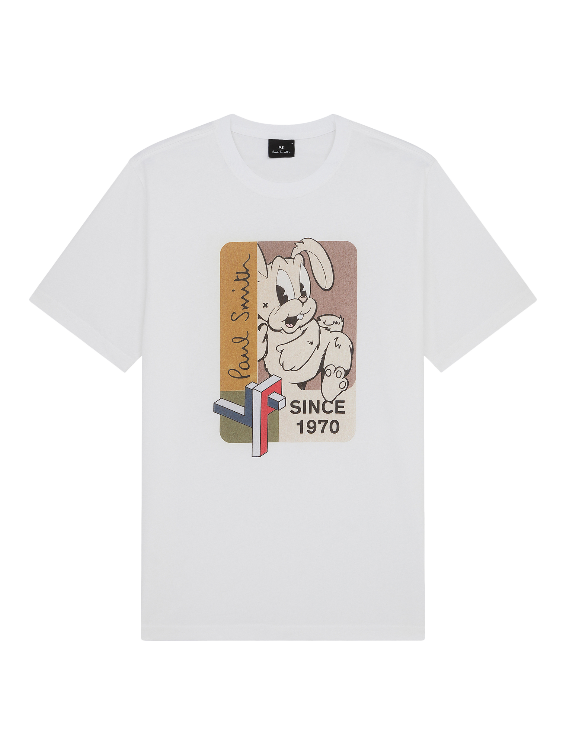 Paul Smith Graphic Pure Organic Cotton T-Shirt, White
