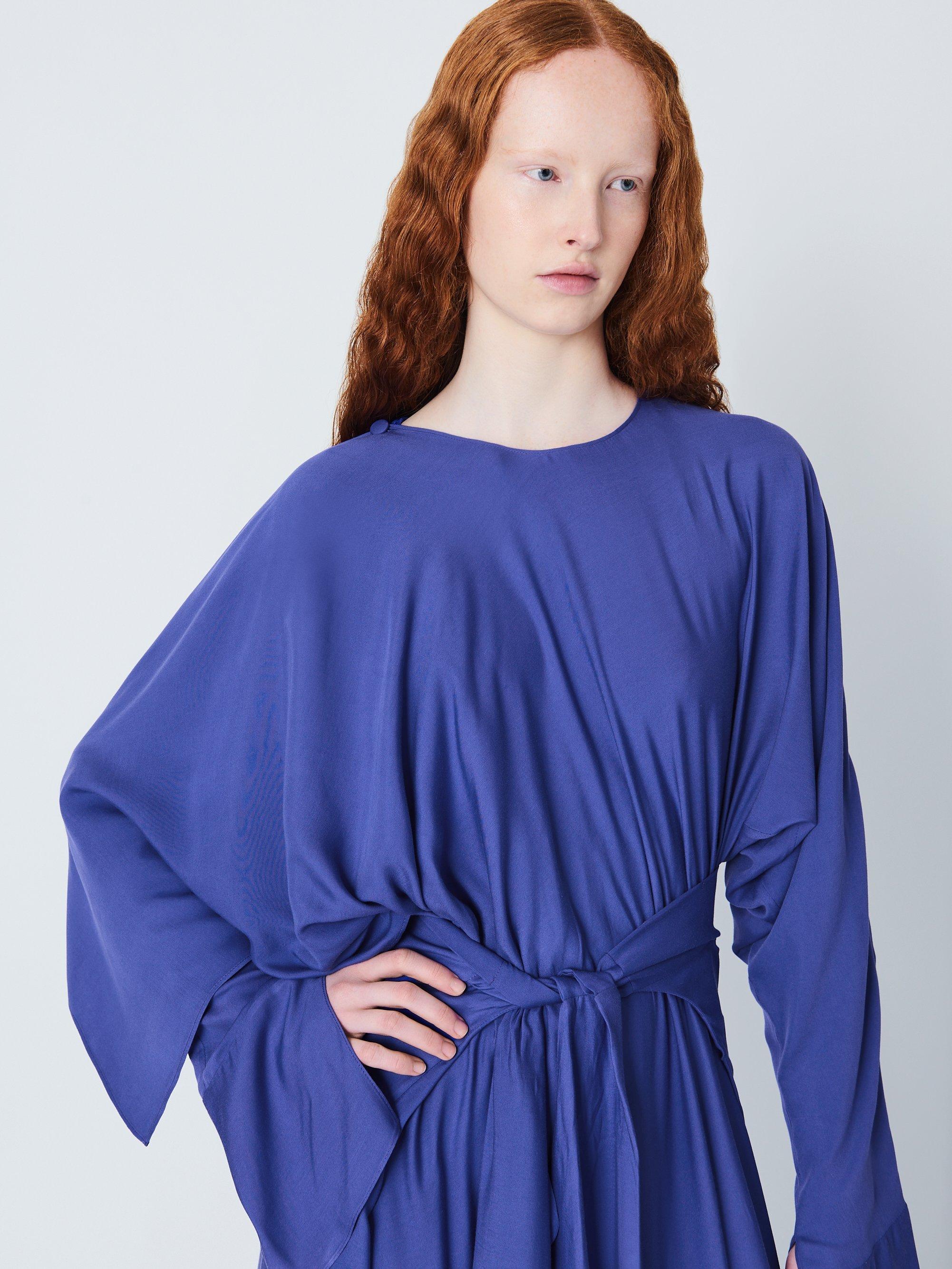 Product image 5 of 7, which shows John Lewis x A.W.A.K.E. MODE Deconstructed Maxi Dress, Purple, 6