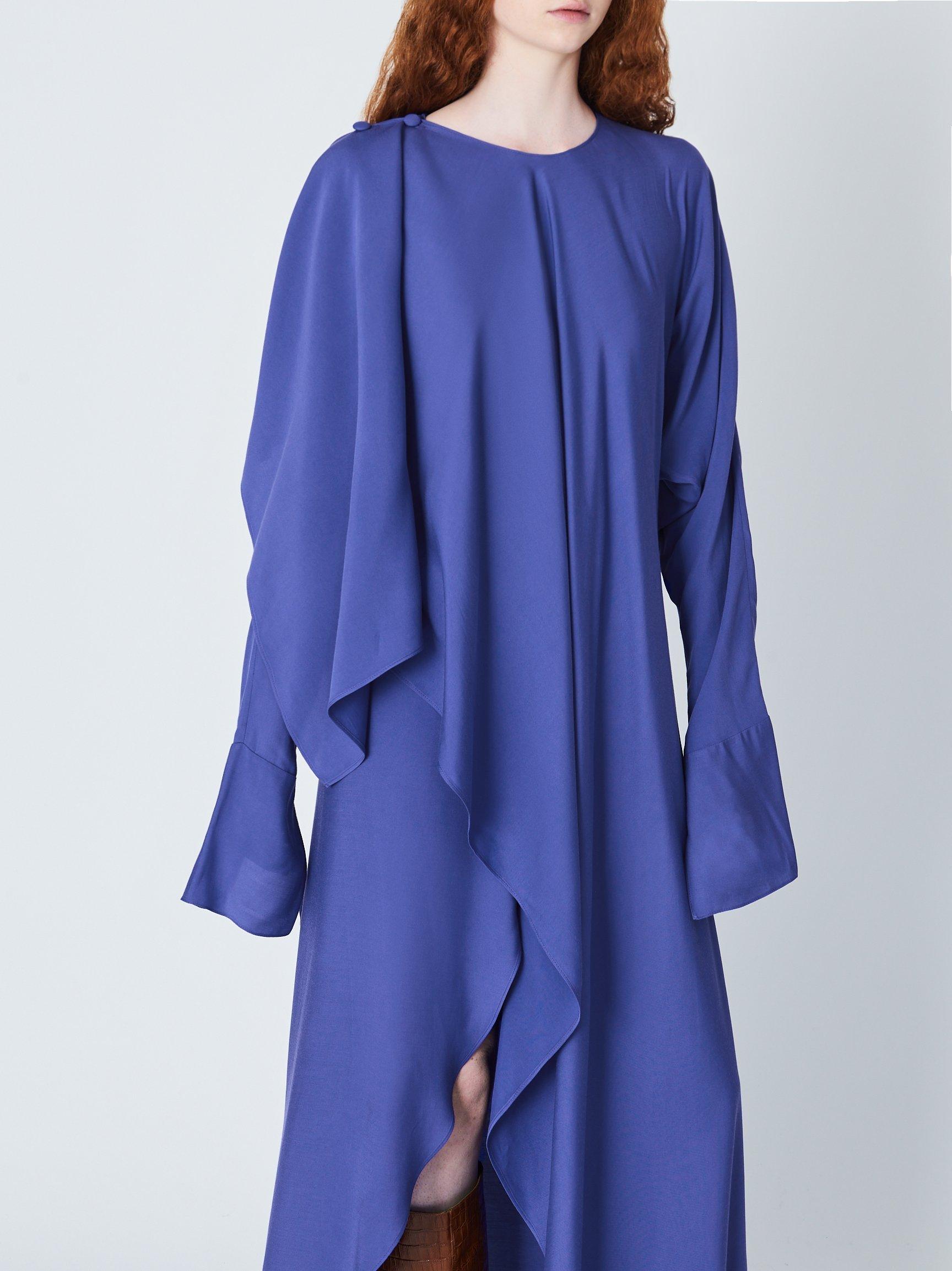 Product image 6 of 7, which shows John Lewis x A.W.A.K.E. MODE Deconstructed Maxi Dress, Purple, 6