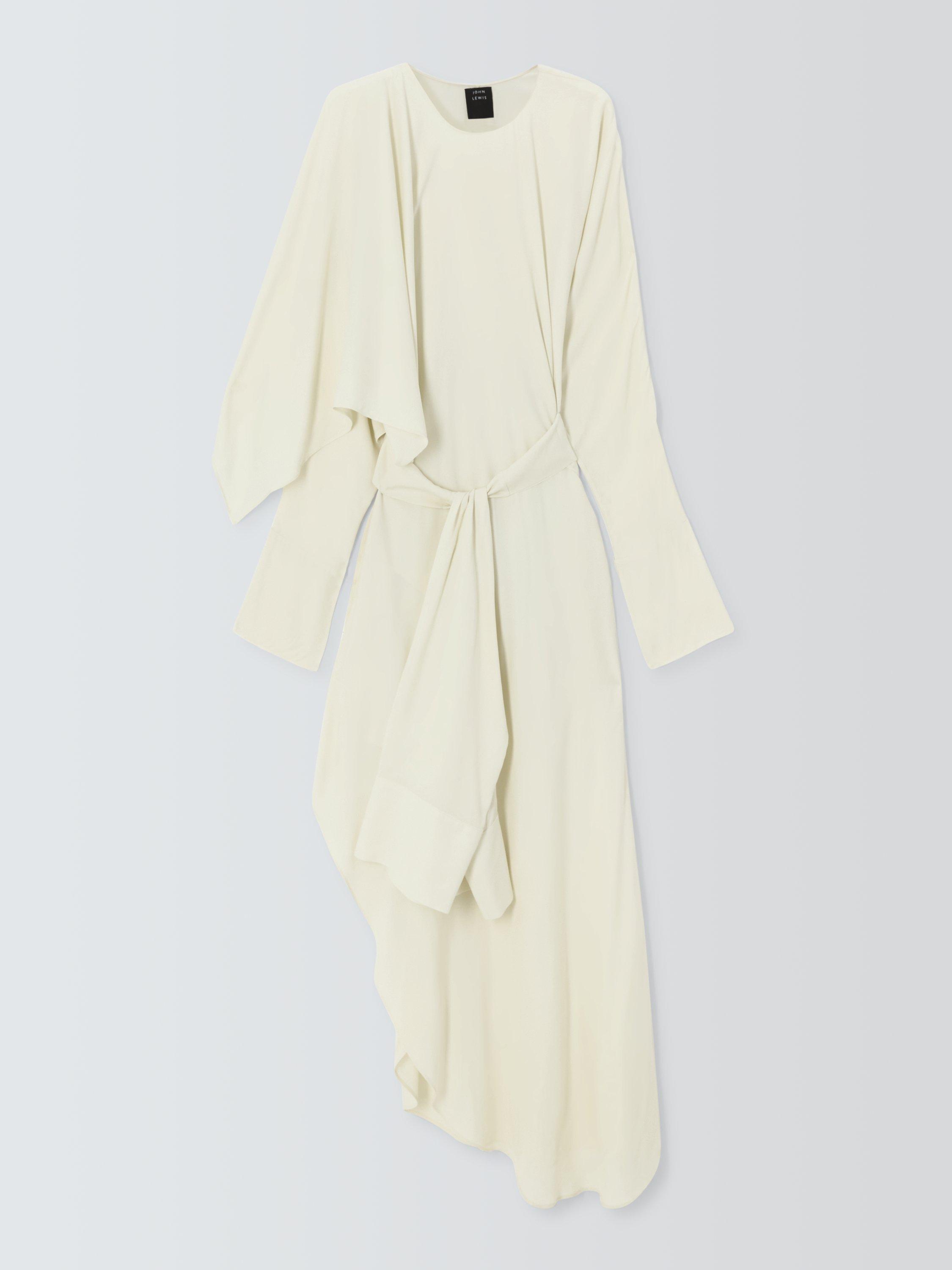 Product image 4 of 7, which shows John Lewis x A.W.A.K.E. MODE Deconstructed Maxi Dress, Ecru, 6