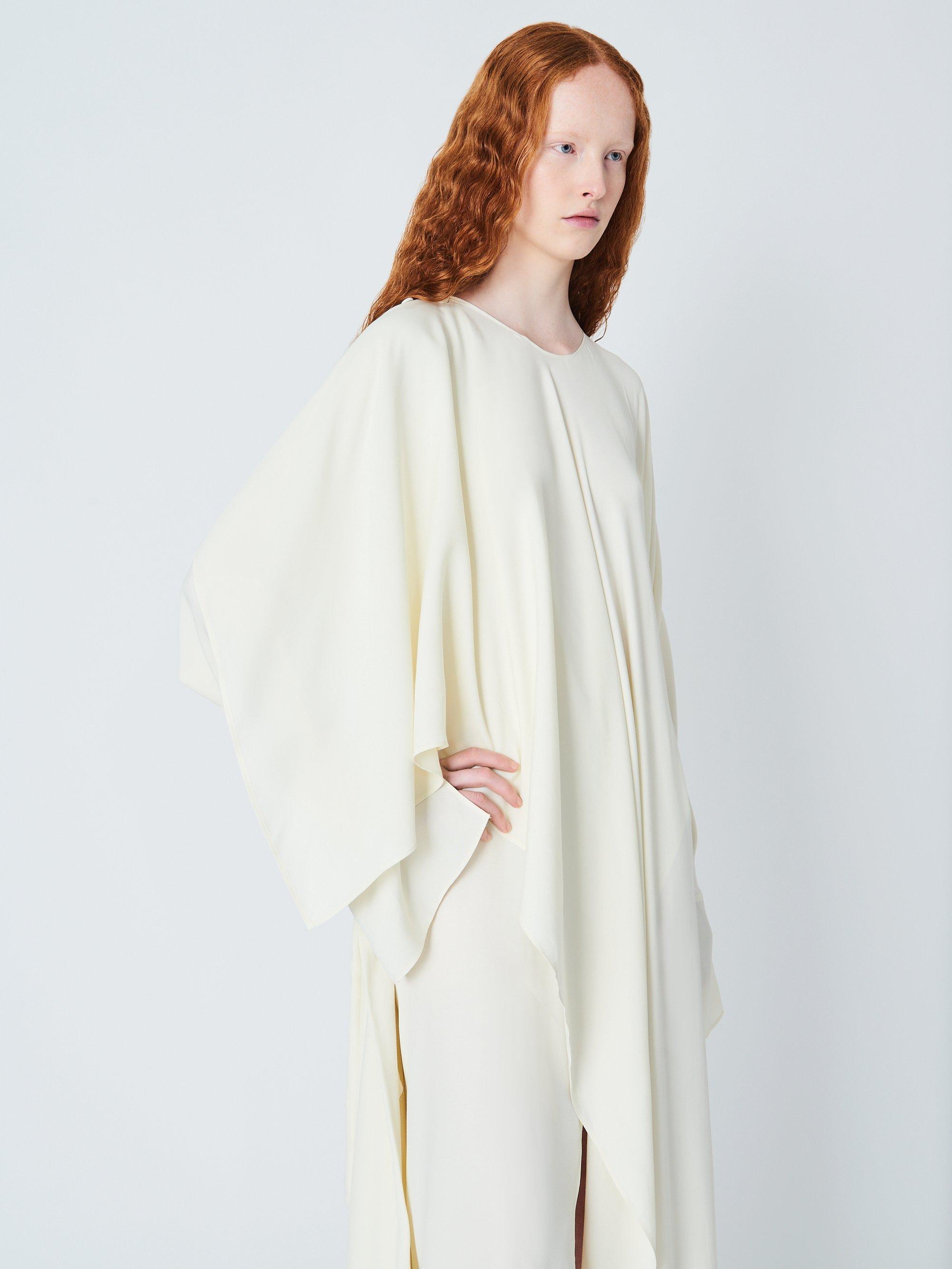 Product image 6 of 7, which shows John Lewis x A.W.A.K.E. MODE Deconstructed Maxi Dress, Ecru, 6