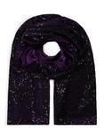 HotSquash Sequin Scarf, Damson