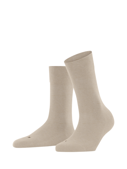 FALKE Sensitive London Cotton Rich Ankle Socks, Beige