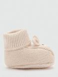 Mango Chunky Ribbed Rabbit Socks, Pastel Brown