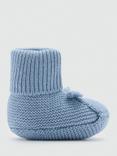 Mango Chunky Ribbed Rhino Socks, Medium Blue