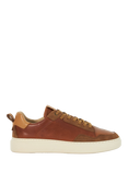 Dune Thies Leather Trainers, Tan