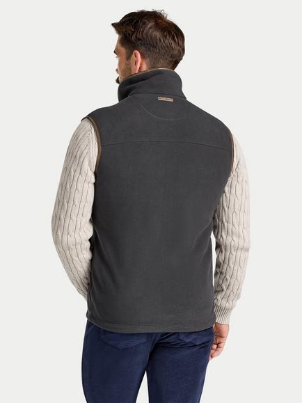 Raging Bull Fleece Gilet - view 2, Slate